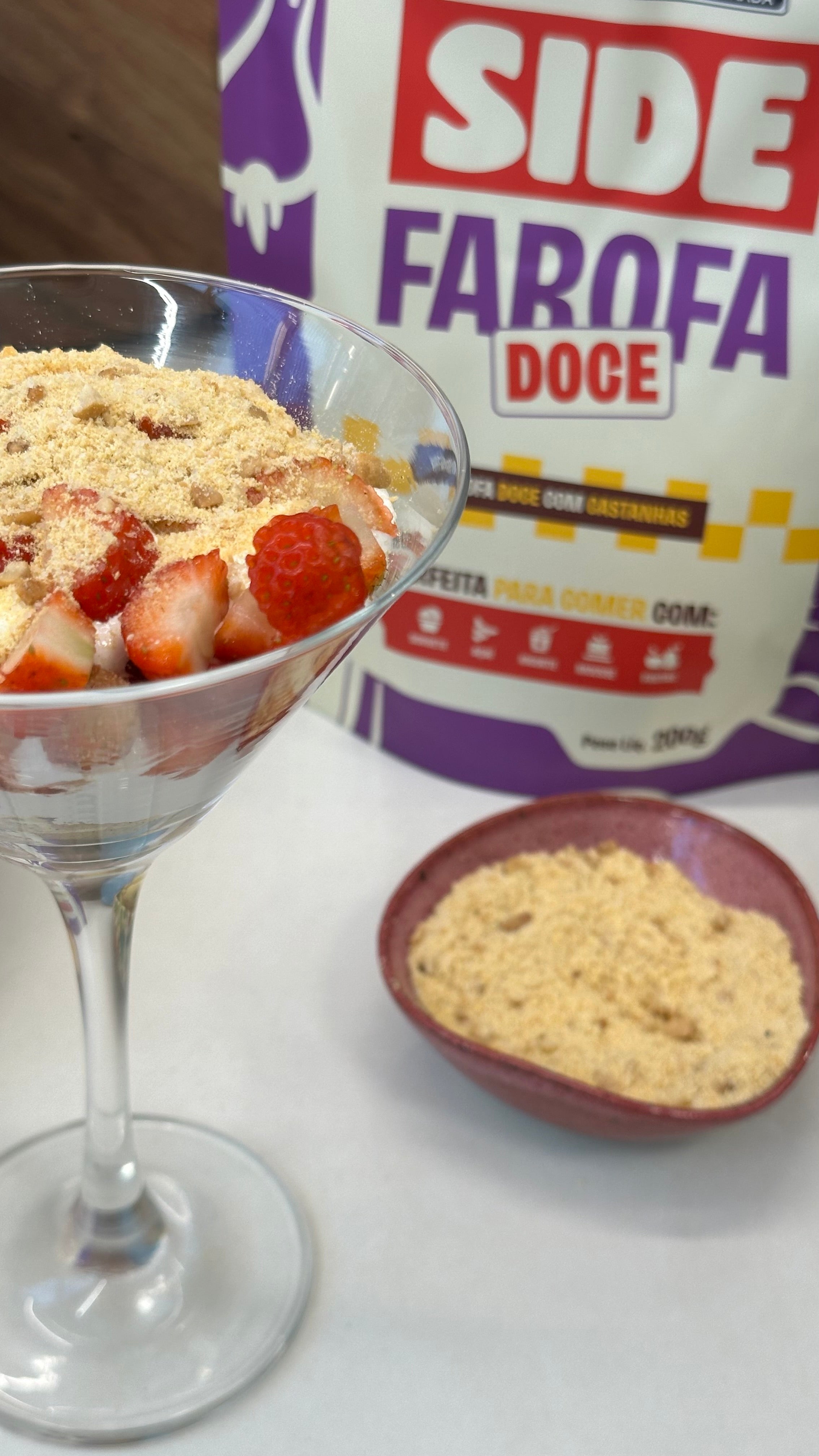 Farofa Doce com Castanhas