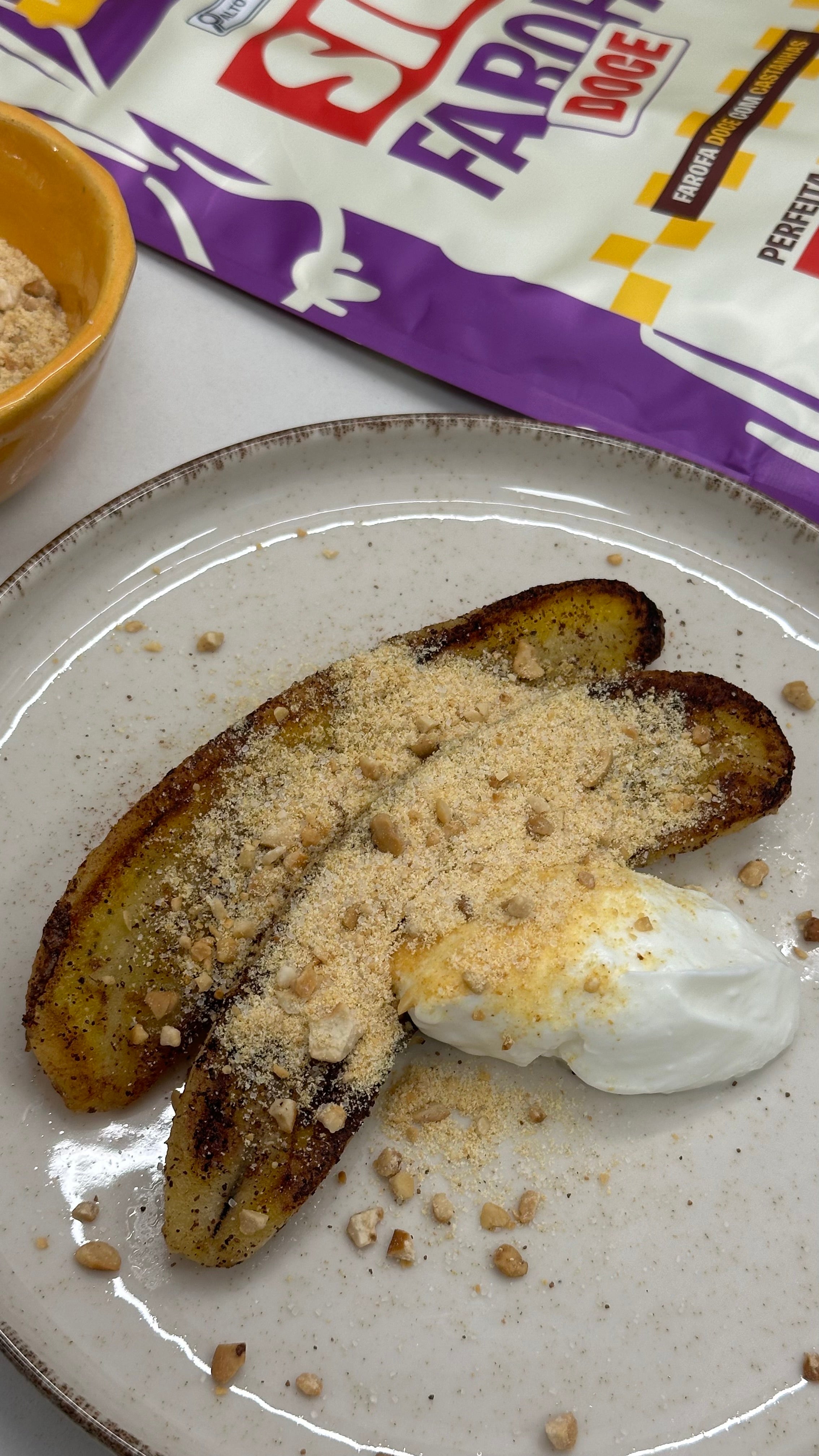 Farofa Doce com Castanhas