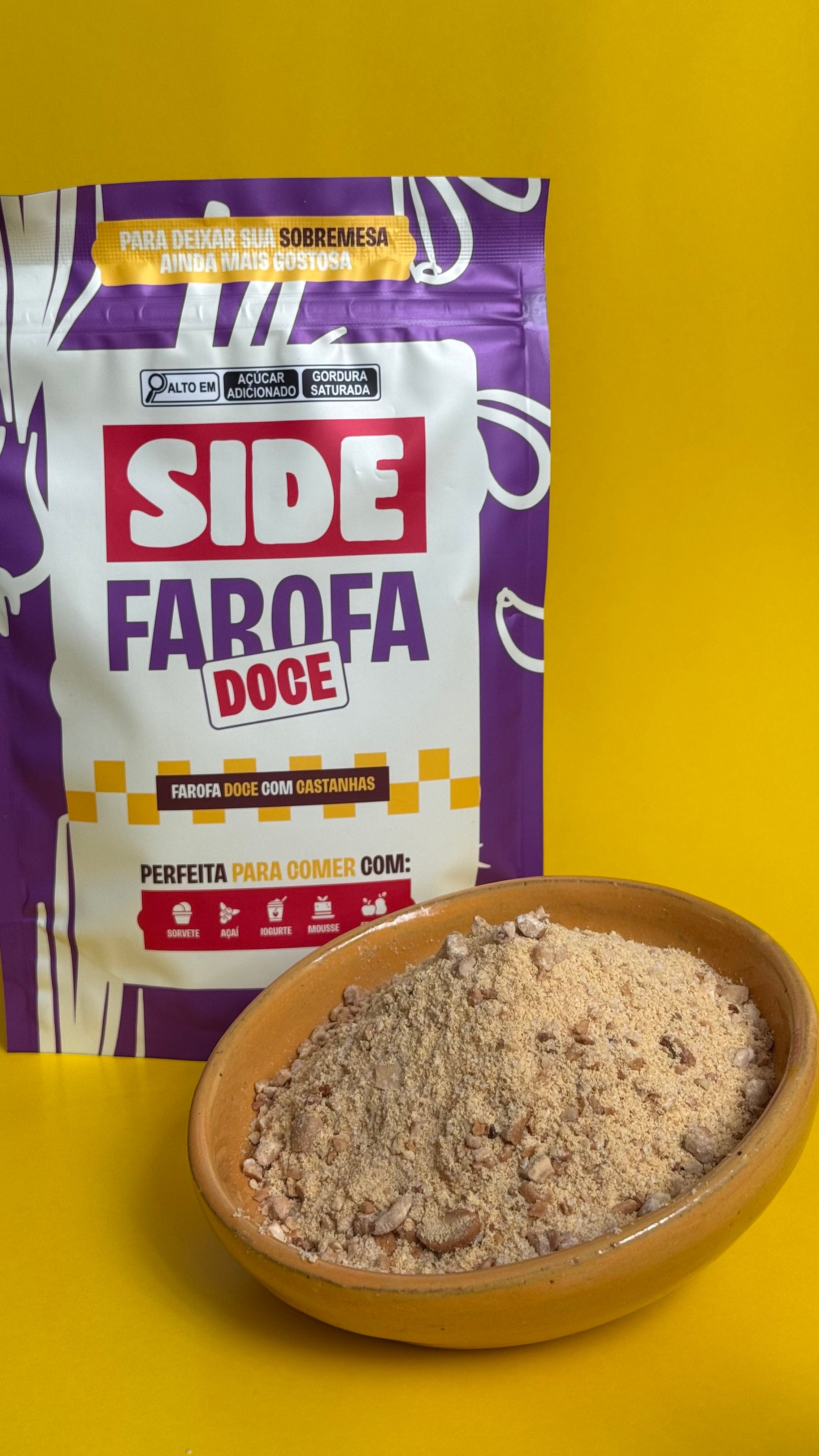 Farofa Doce com Castanhas