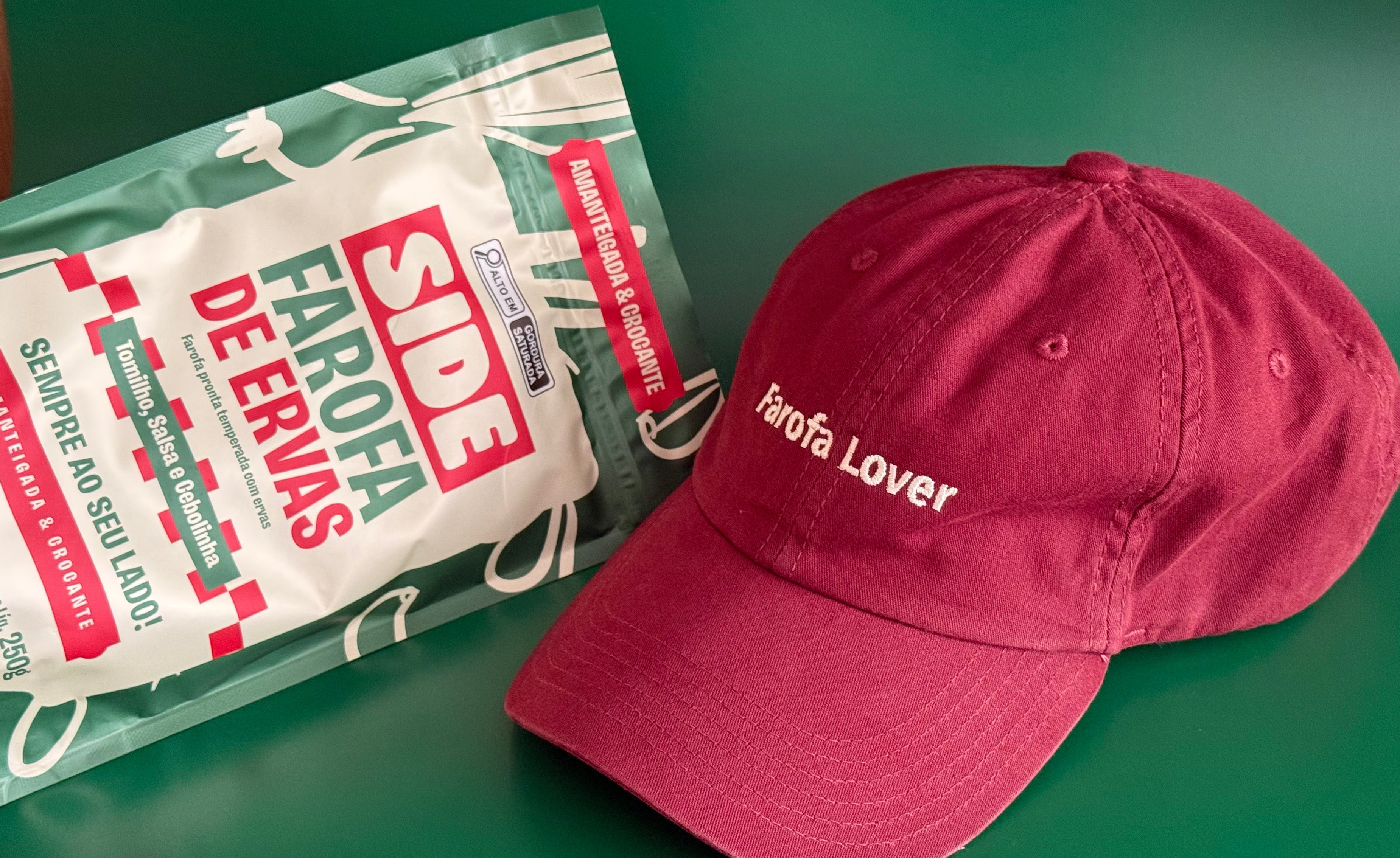 Boné Farofa Lover Vinho