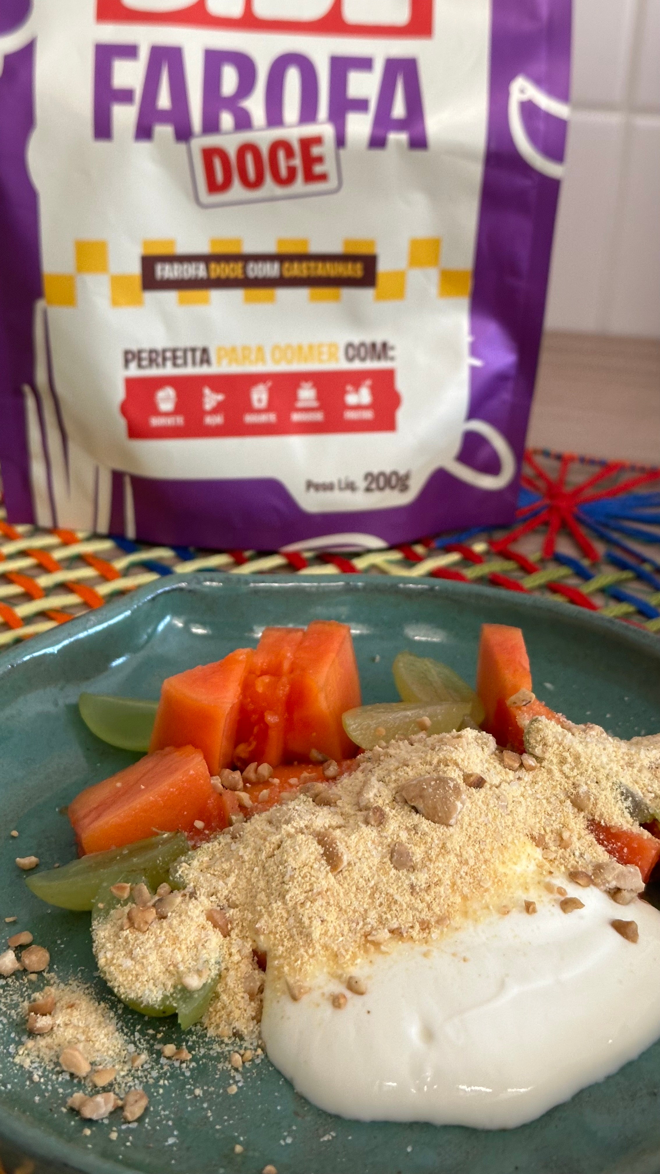 Farofa Doce com Castanhas