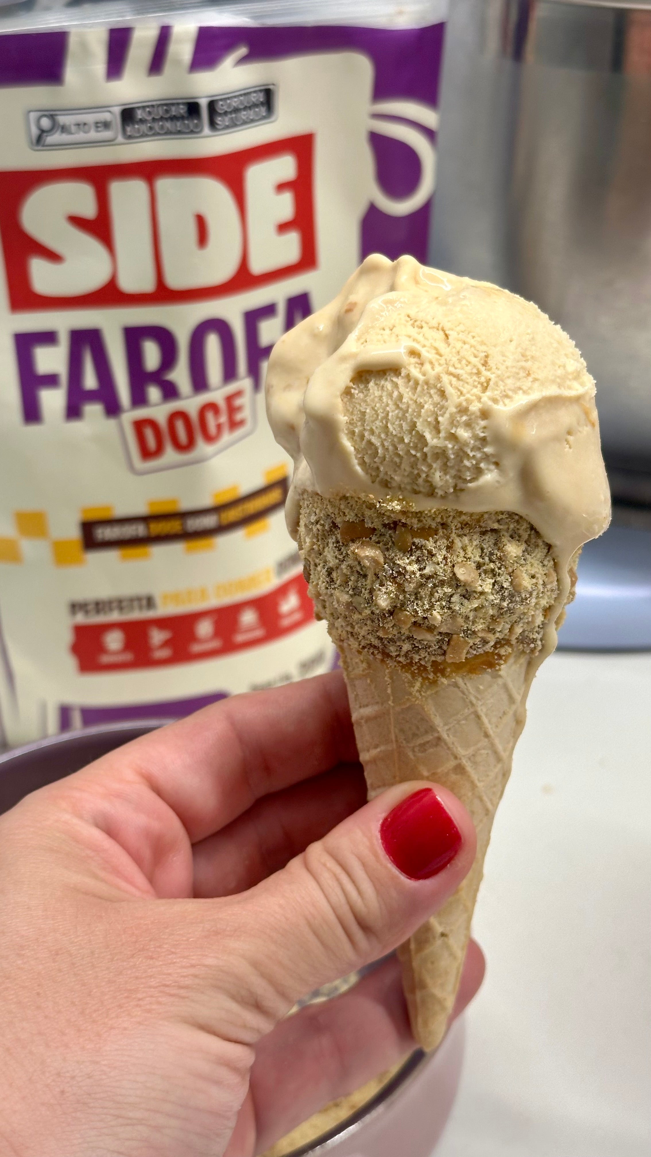 Farofa Doce com Castanhas