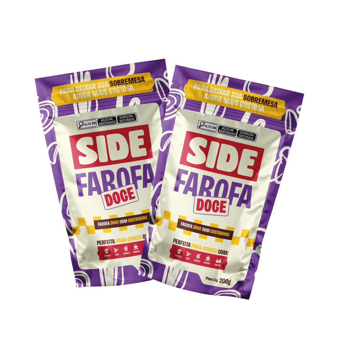 KIT: Farofa Doce com Castanhas (2 Unidades)