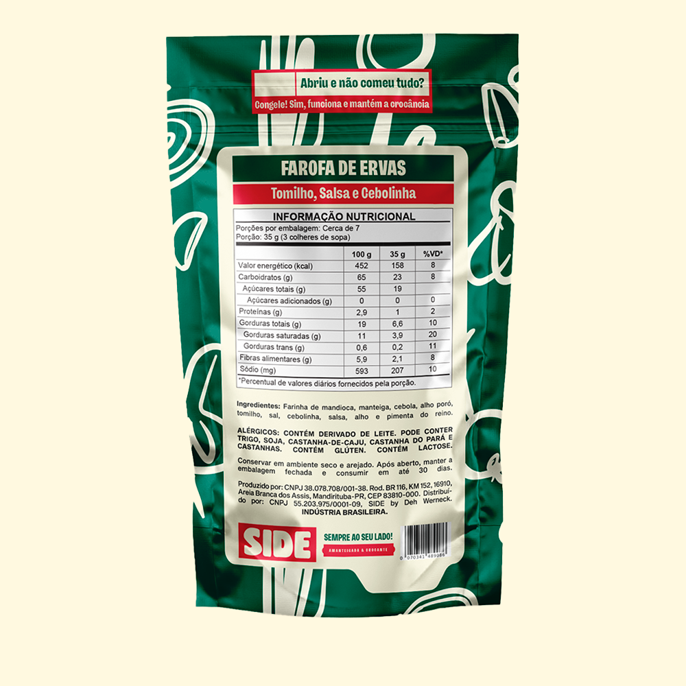 Farofa de Ervas
