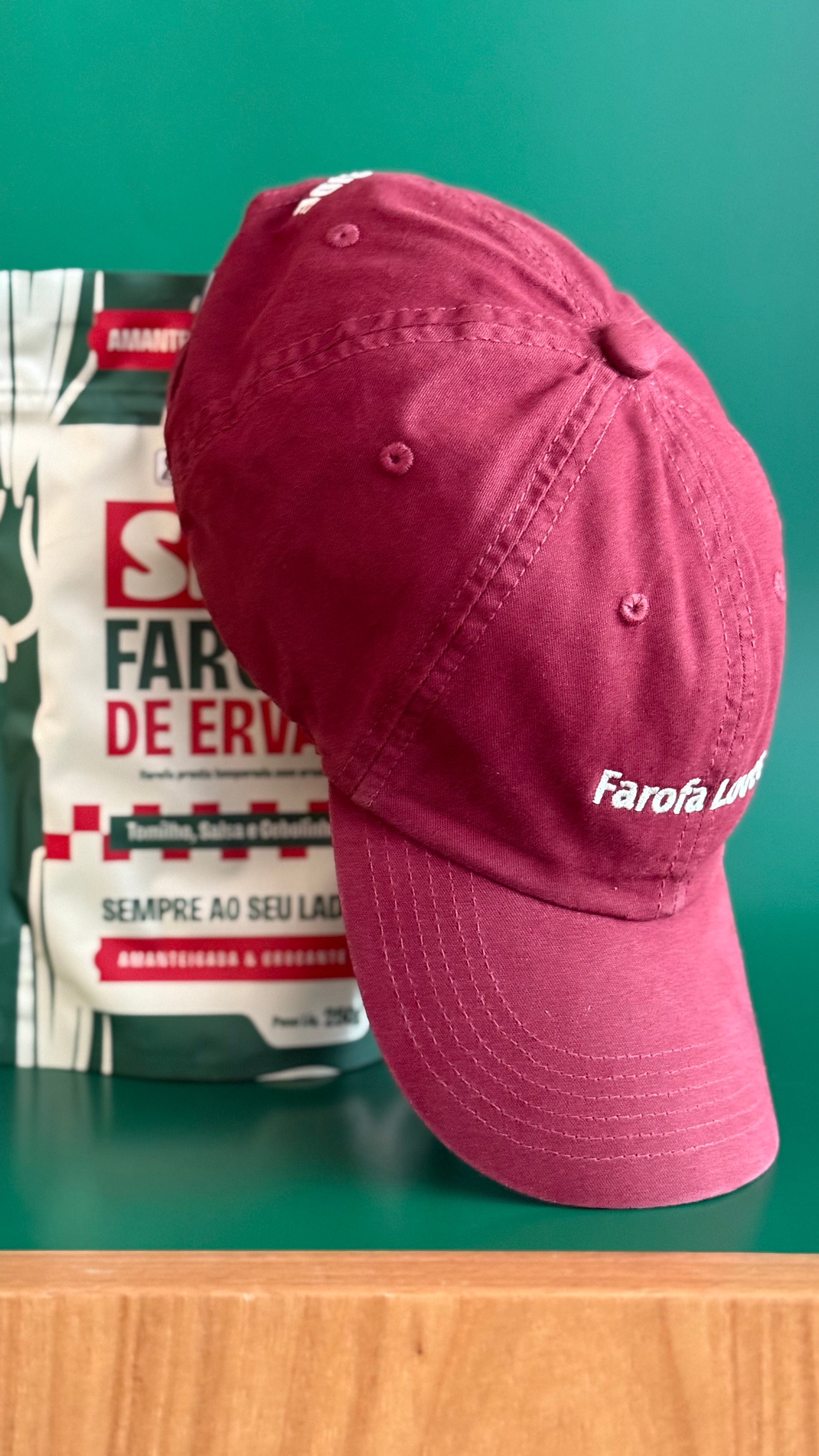 Boné Farofa Lover Vinho