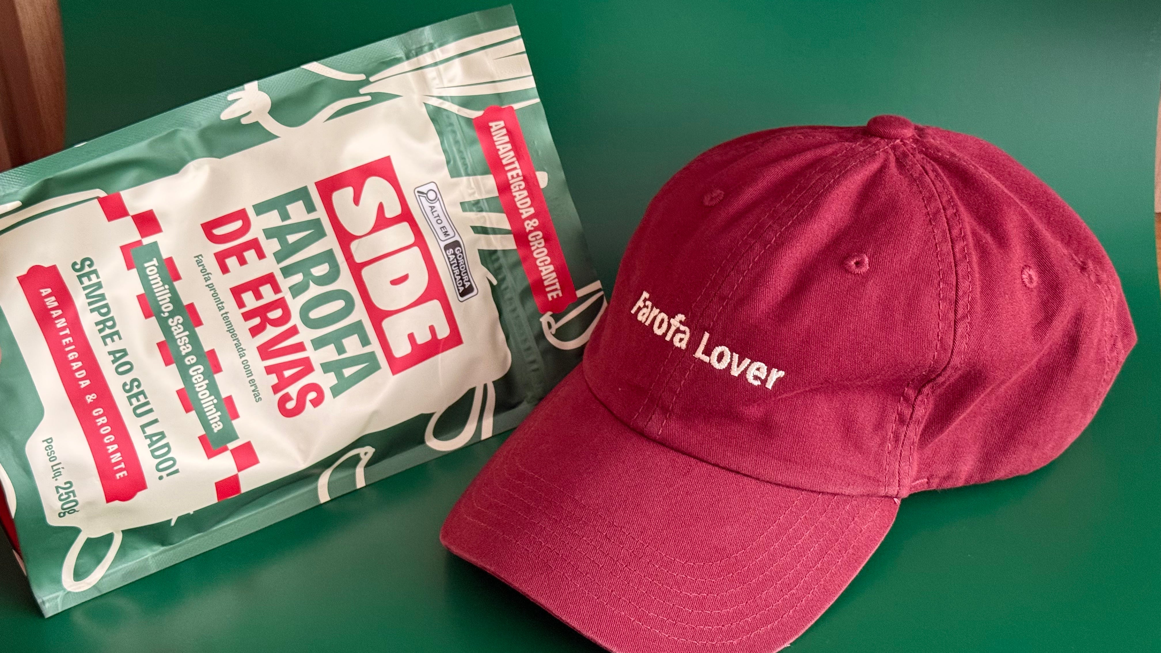 Boné Farofa Lover Vinho